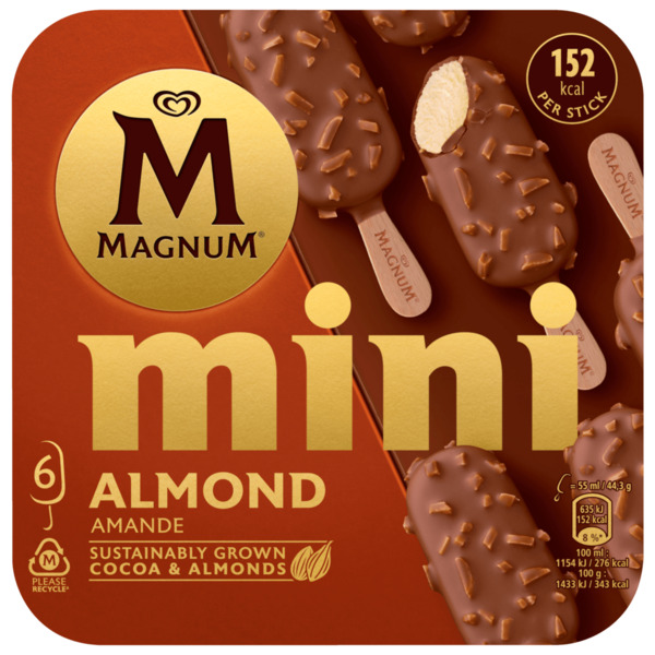 Bild 1 von Magnum Eis Mini Almond 6x55ml