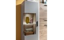 Bild 2 von Livin - Highboard Baveno, Eiche-Nachbildung/hellgrau, inkl. Frontbeleuchtung