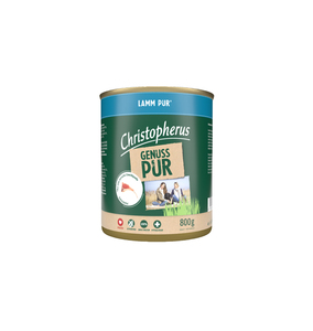 Christopherus Pur Adult Lamm Hundefutter 800g