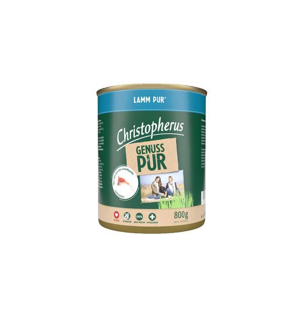 Bild 1 von Christopherus Pur Adult Lamm Hundefutter 800g