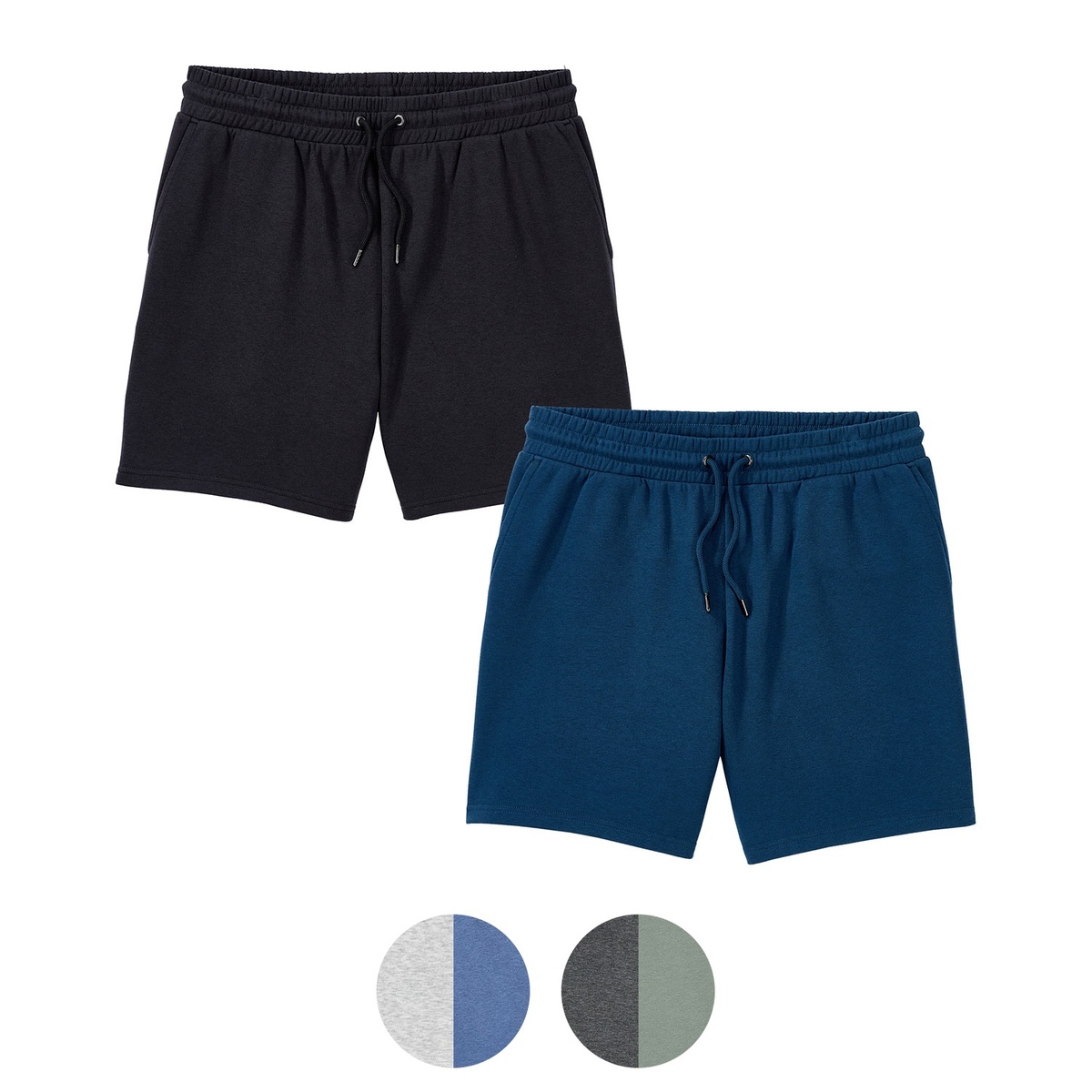 Bild 1 von CRANE Herren Sweatshorts, 2er-Set