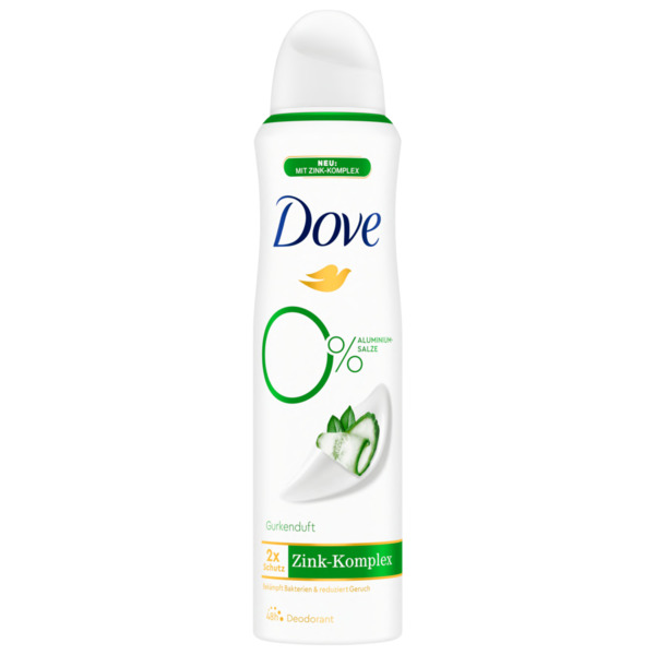 Bild 1 von Dove Deospray Zink Komplex Gurkenduft ohne Aluminium 150ml