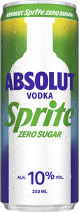 Absolut Vodka Sprite Zero Sugar 0,25L