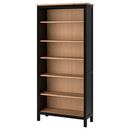 Bild 1 von HEMNES Bücherregal, schwarzbraun/hellbraun