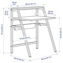 Bild 2 von MITTPLAN  Schreibtisch, weiß 80x60 cm