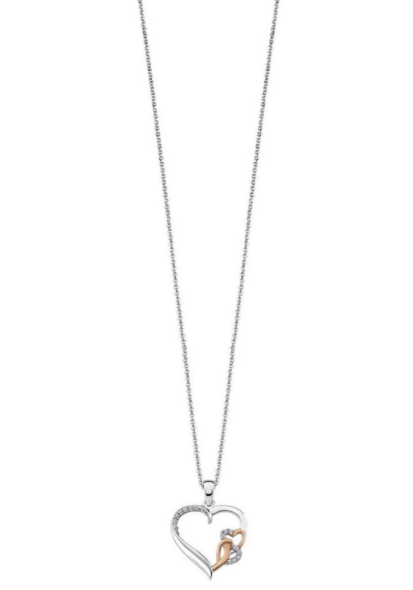 Bild 1 von LOTUS SILVER Kette mit Anhänger Herz mit Infinity/Unendlichkeitsschleife, Moments, LP1596-1/1, mit Zirkonia (synth)
