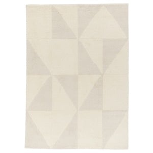 PLANKORSNING  Teppich Kurzflor, grau/beige 170x240 cm