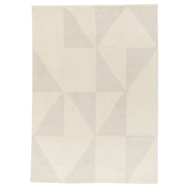 Bild 1 von PLANKORSNING  Teppich Kurzflor, grau/beige 170x240 cm