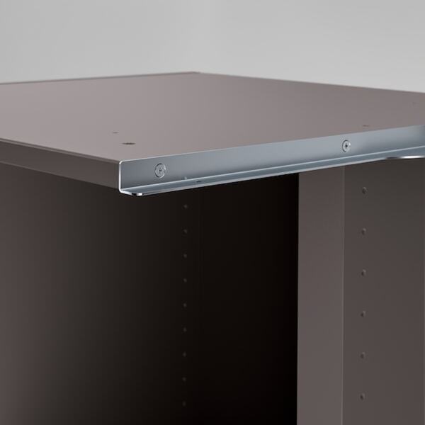 Bild 3 von PAX  Eckanbauelement/4 Böden, dunkelgrau 53x58x236 cm