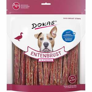 Dokas Hundesnack Entenbrust in Streifen 500g