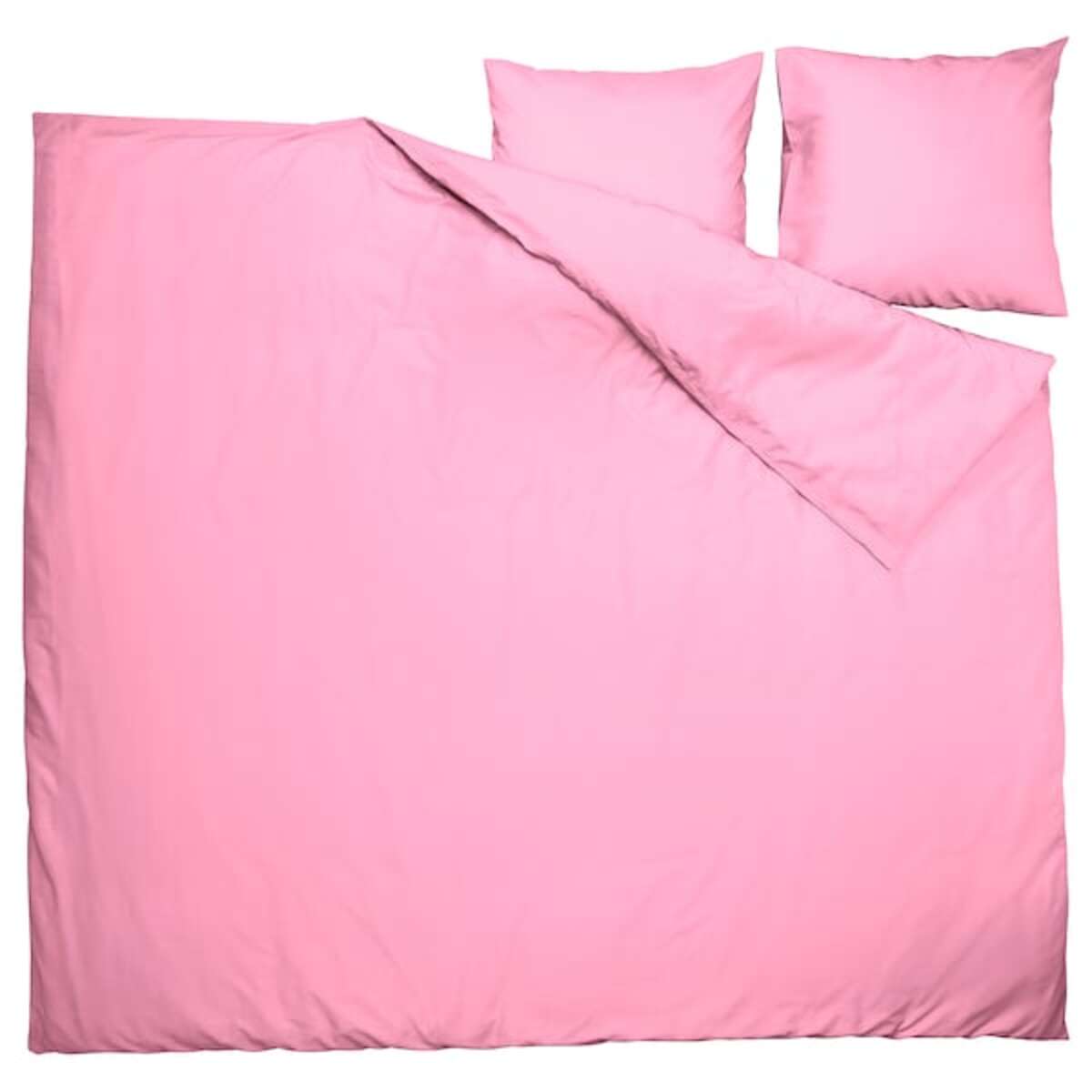 Bild 2 von PILTANDVINGE  Bettwäsche-Set, 3-teilig, hellrosa 240x220/80x80 cm