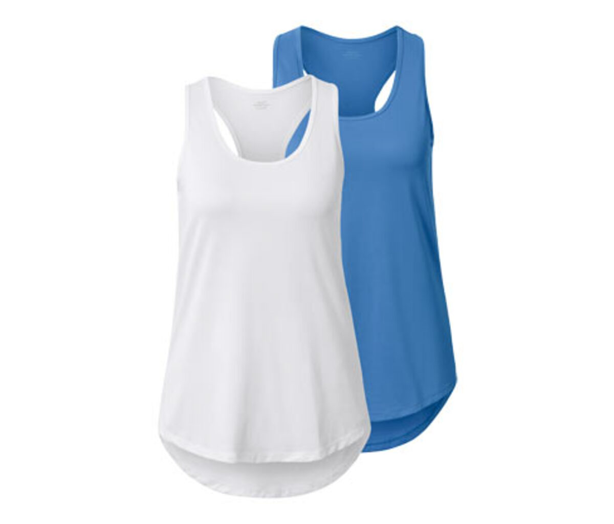 Bild 1 von 2 Funktionstops, himmelblau und weiß