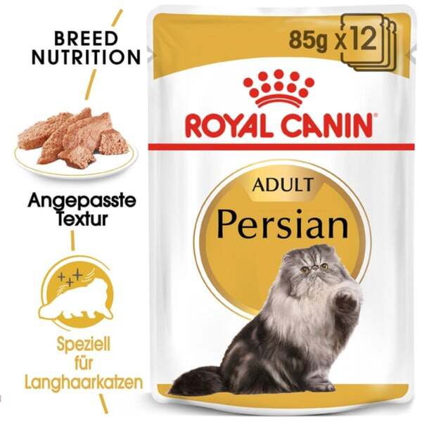 Bild 1 von ROYAL CANIN Persian Adult Katzenfutter nass für Perser-Katzen 12x85g