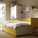 Bild 3 von HEMNES  Tagesbettgestell/3 Schubladen, gelb 80x200 cm