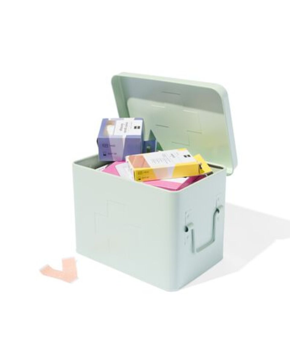 Bild 3 von Medikamentenkiste, klein, grün, 14.5 x 23 x 16 cm
