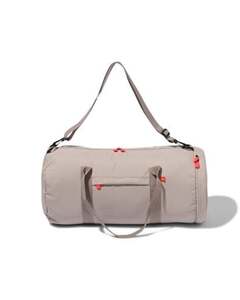 Wochenendtasche, faltbar, rPET, 38 Liter, 53 x 26 x 28 cm, beige