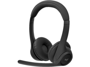 LOGITECH Zone 300 inkl. Geräuschunterdrückung, kabellos, Over-ear Headset Bluetooth Midnight Black, Midnight Black