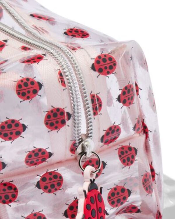 Bild 2 von XL-Federtasche, transparent, Marienkäfer