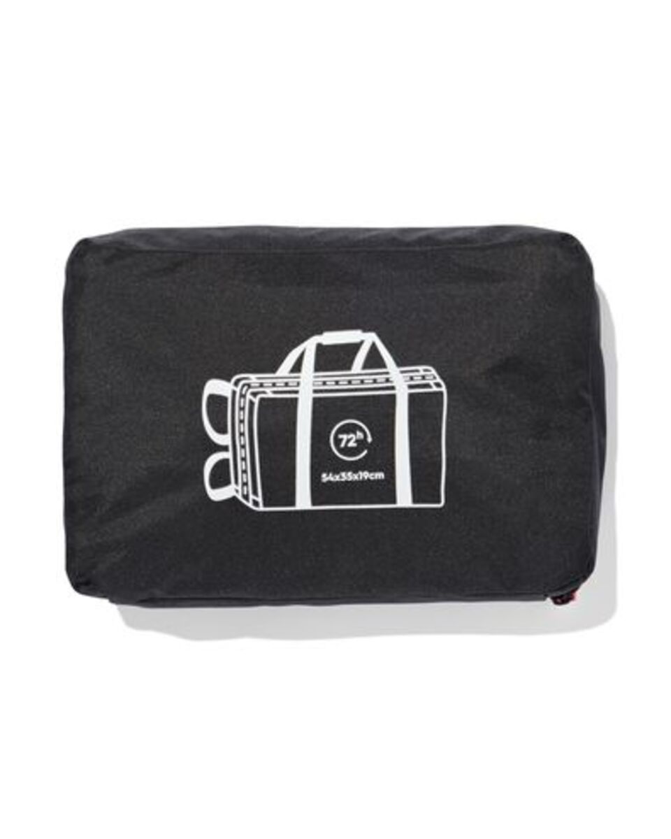 Bild 2 von Rucksack, faltbar, 54 x 35 x 19 cm, rPET schwarz