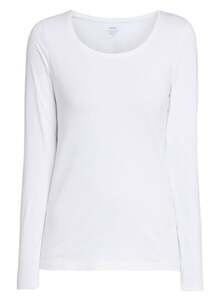 Basic-Damen-T-Shirt weiß