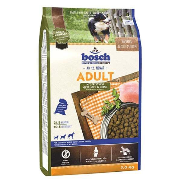 Bild 1 von Bosch Hundefutter Adult Geflügel & Hirse 3kg