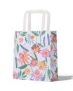 Bild 4 von 6er-Pack Geschenktaschen, Pappe, 20.5 x 18.5 x 8 cm, Blumen