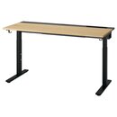 Bild 1 von MITTZON  Schreibtisch, Eichenfurnier/schwarz 140x60 cm