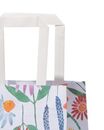 Bild 2 von 6er-Pack Geschenktaschen, Pappe, 20.5 x 18.5 x 8 cm, Blumen