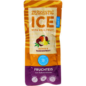 Zebrastic 2 x Fruchteis Mango & Passionfruit