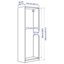 Bild 4 von PAX  Korpus Kleiderschrank, dunkelgrau 75x58x236 cm