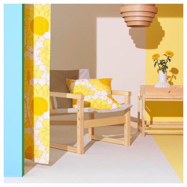 Bild 4 von DYKARKLOCKA / HEMMA  Hängeleuchte, Eichenfurnier weiß lasiert/weiß 40 cm