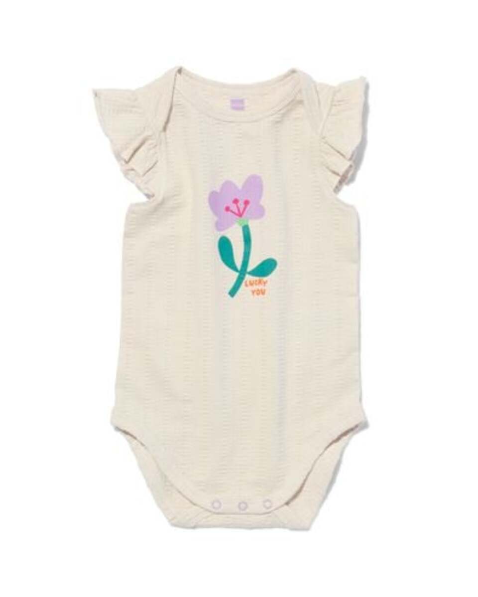 Bild 1 von Baby-Body, Biobaumwolle, mit Elasthan beige