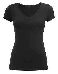 Damen-T-Shirt schwarz