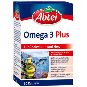 ABTEI Omega 3 Plus (60 Kapseln)