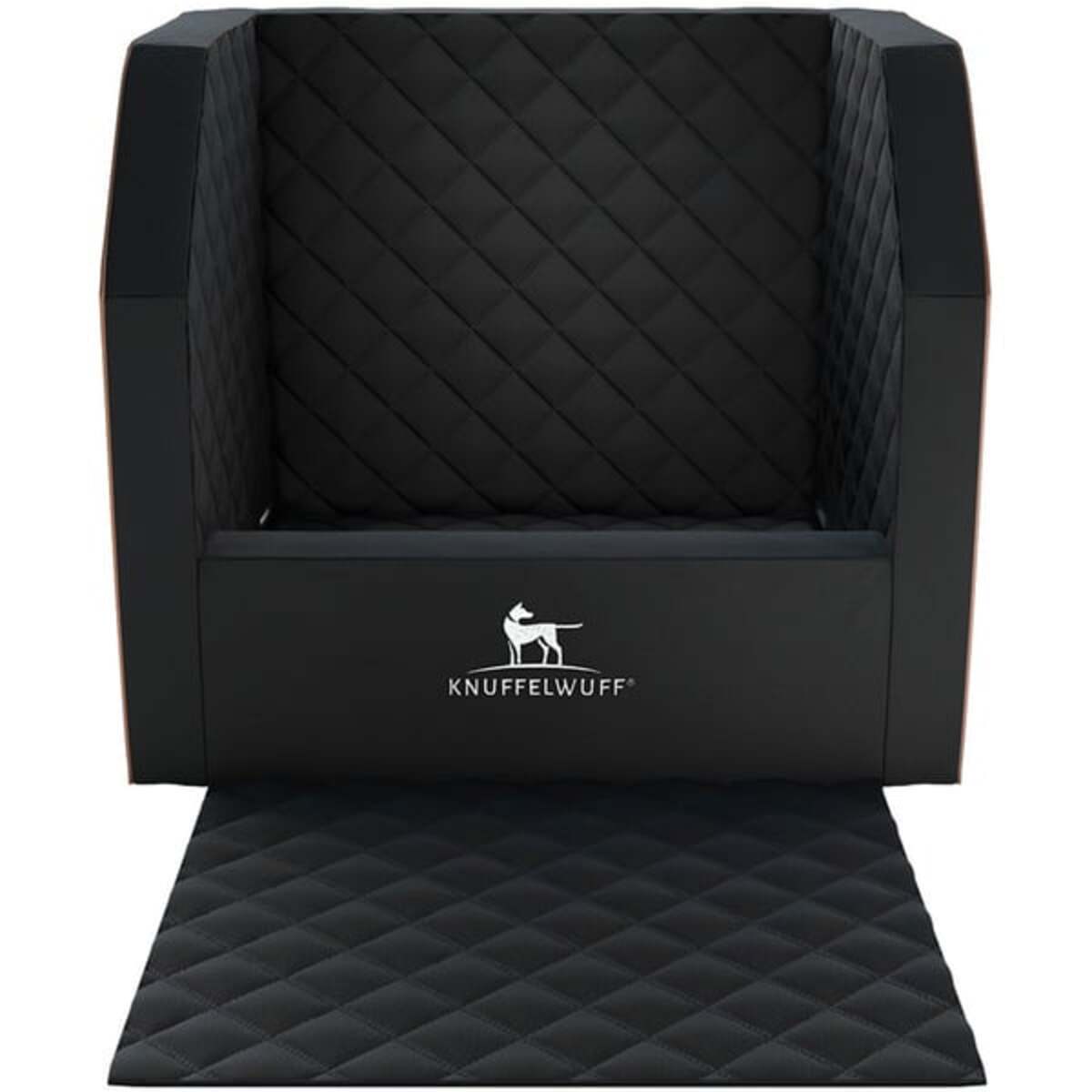 Bild 2 von Knuffelwuff Auto Hunde Sitzschutz Cargo für den Vordersitz schwarz 45x45x30cm