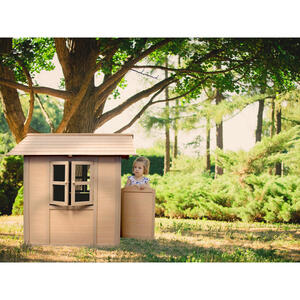 AXI Spielhaus Valley Green Lakeside natur B/H/T: ca. 111x133x135 cm