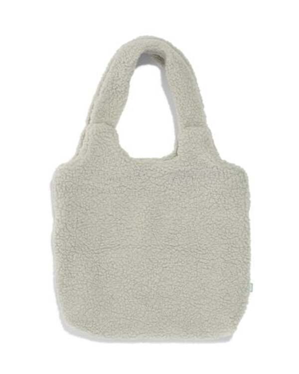 Bild 1 von Tasche, Teddystoff, grau