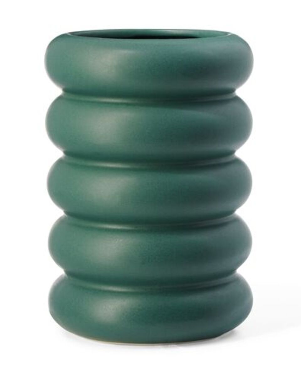 Bild 3 von Vase, Keramik, Ø 11 x 21.5 cm, grün