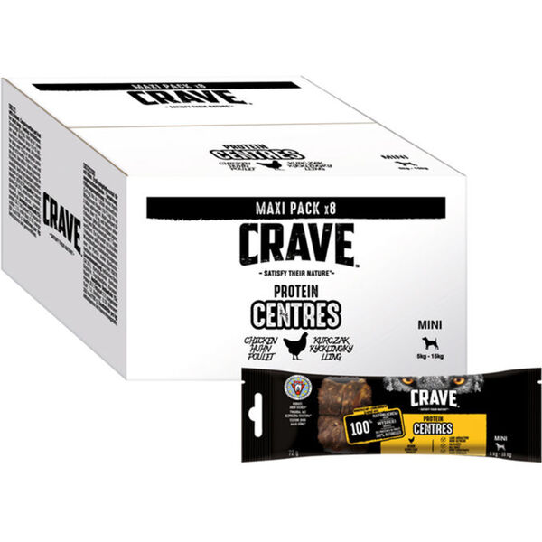 Bild 1 von CRAVE HUND Protein Centres Huhn, 8er Pack