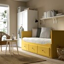 Bild 2 von HEMNES  Tagesbettgestell/3 Schubladen, gelb 80x200 cm