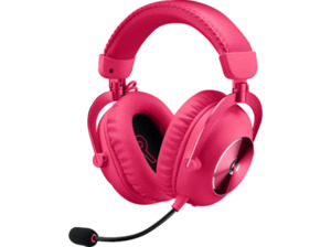 LOGITECH PRO X 2 LIGHTSPEED, Over-ear Gaming Headset Bluetooth Magenta, Magenta