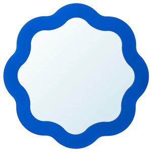 PRUNKHALLON  Spiegel, blau 40 cm