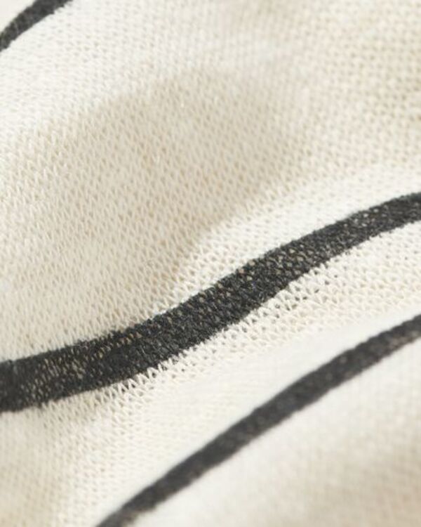 Bild 2 von Damen-T-Shirt Evie, mit Leinenanteil weiß/scharz