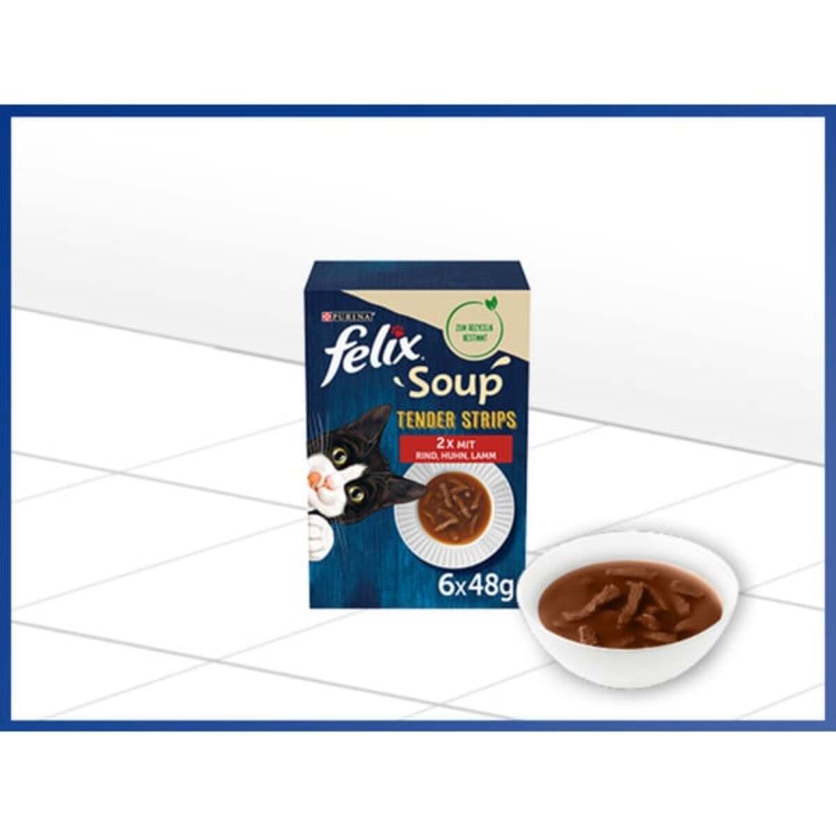 Bild 3 von FELIX Soup Tender Strips Vielfalt vom Land 6x48g