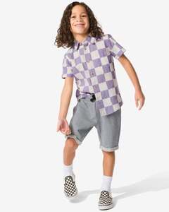 2er-Pack Kinder-Shorts grau