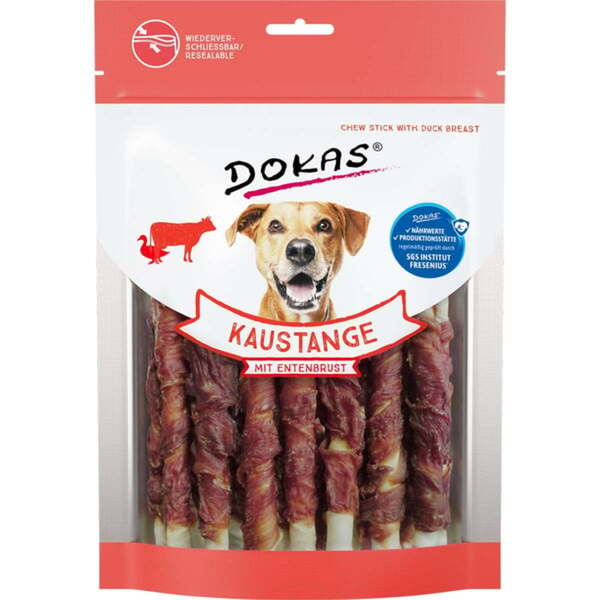 Bild 1 von Dokas Hundesnack Kaustange mit Entenbrust 200g