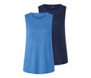 Bild 1 von 2 Sport-Tops, blau und dunkelblau