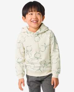 Kinder-Sweatshirt mit Kapuze beige