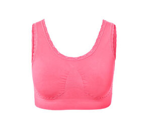 Seamless-Bustier, pink