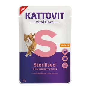 Kattovit Vital Care Sterilised Pouches 24x85g